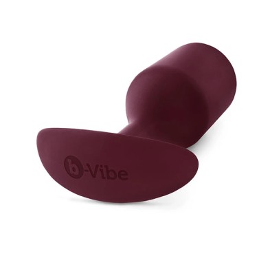 Plug analny - B-Vibe Snug Plug 5 Dark Red